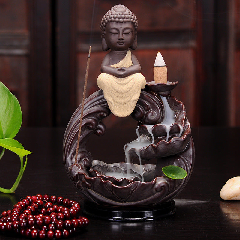 Creative back incense burner