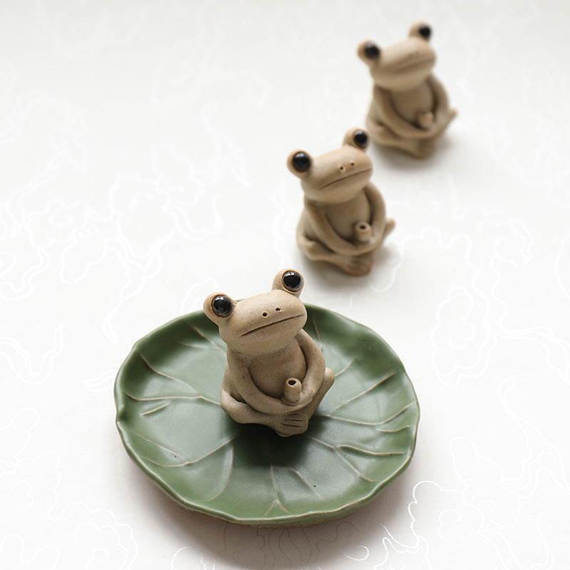 Handmade Ceramic Stick Incense Burner Holder