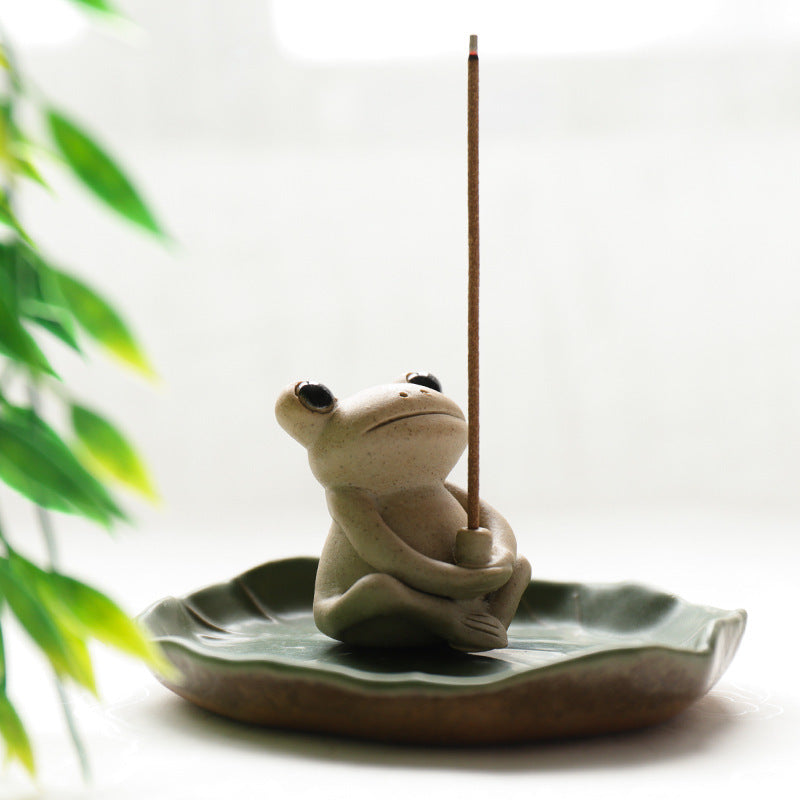 Handmade Ceramic Stick Incense Burner Holder