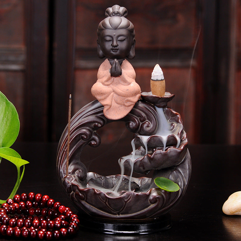 Creative back incense burner