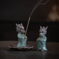 Wishing Dragon Incense Burner Creative Ceramic Aroma Burner Ornaments