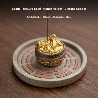 Gossip Cornucopia Incense Holder Chinese Creative Incense Coil Burner