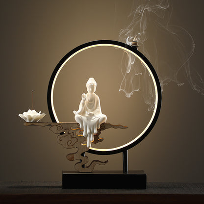 Creative Chinese Backflow Incense Burner Ornaments Agarwood Sandalwood Incense Burner