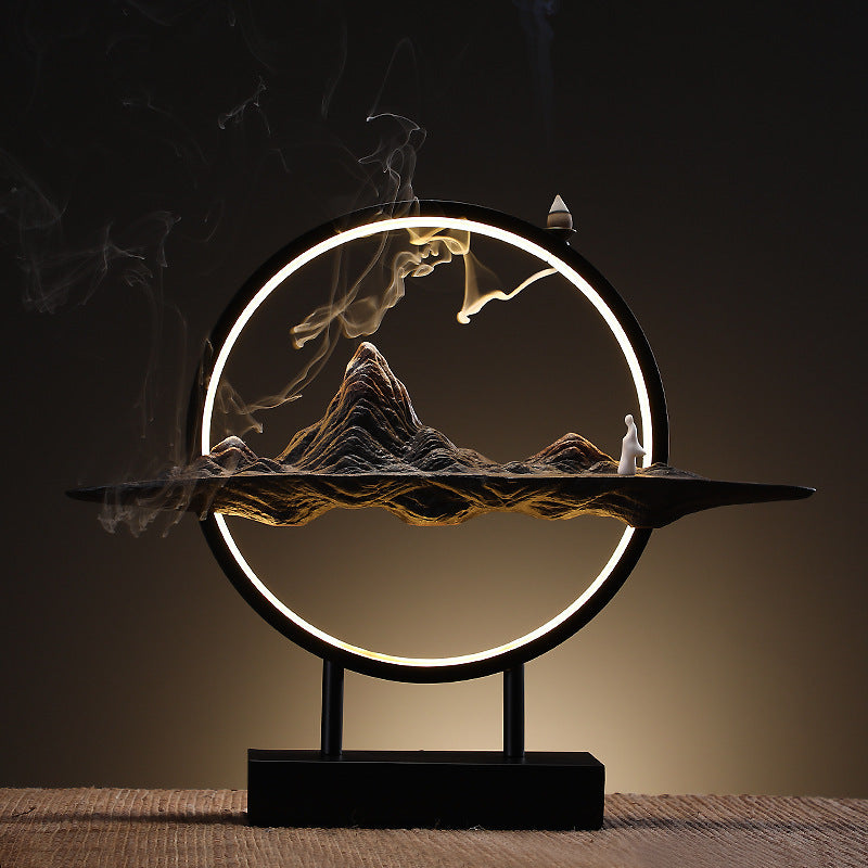 Creative Chinese Backflow Incense Burner Ornaments Agarwood Sandalwood Incense Burner