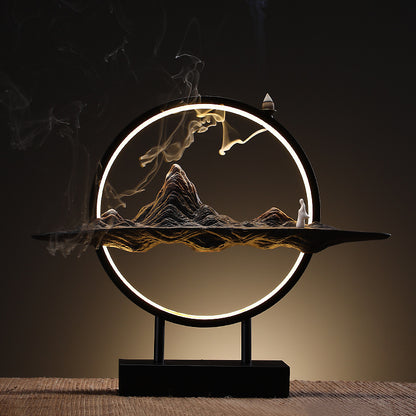 Creative Chinese Backflow Incense Burner Ornaments Agarwood Sandalwood Incense Burner