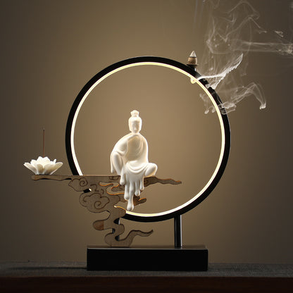 Creative Chinese Backflow Incense Burner Ornaments Agarwood Sandalwood Incense Burner