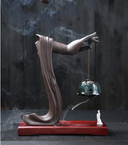 Antique buddhist incense burner