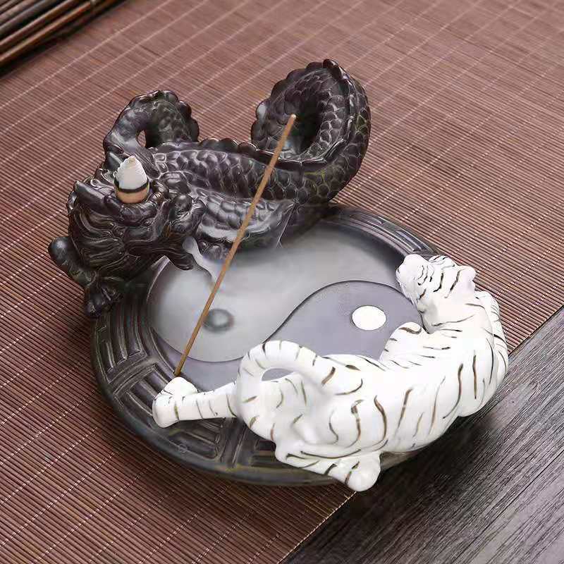 Dragon Back Incense Burner Creative Decoration
