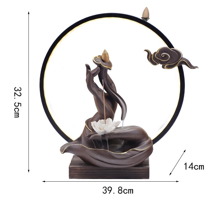 Chinese Backflow Incense Burner