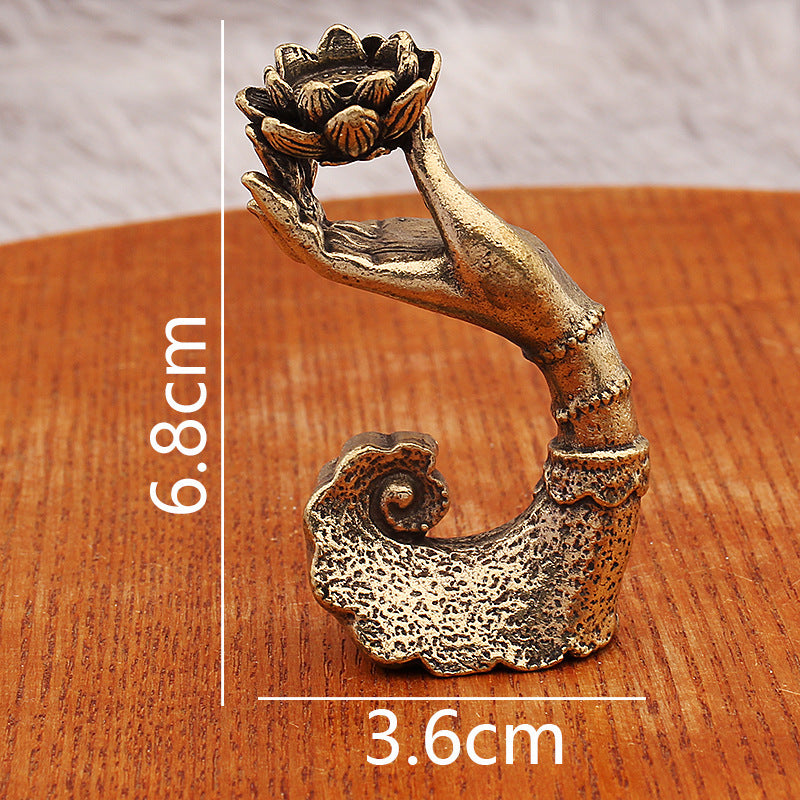 Buddha Hand Lotus Guanyin Buddha Hand Incense Burner Incense Holder Incense Holder