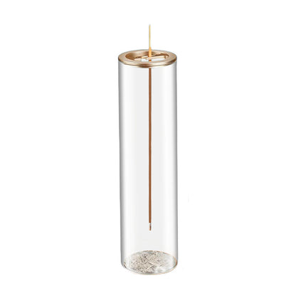 Upside Down Incense Holder Metal Incense Clip Glass Container