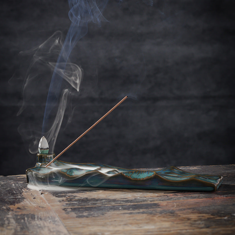 Backflow Incense Burner Creative Home Decoration Ceramic Line Incense Burner