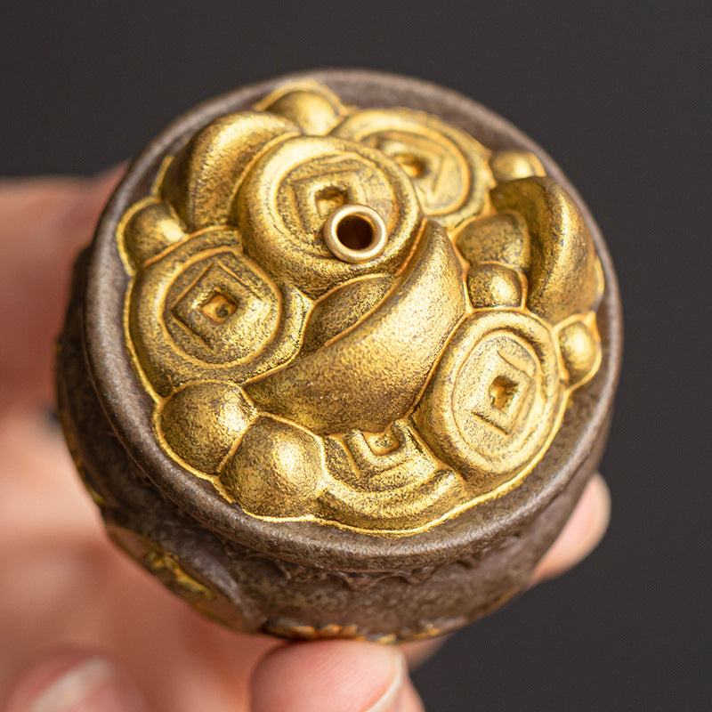 Gossip Cornucopia Incense Holder Chinese Creative Incense Coil Burner