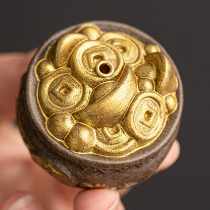 Gossip Cornucopia Incense Holder Chinese Creative Incense Coil Burner