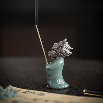 Wishing Dragon Incense Burner Creative Ceramic Aroma Burner Ornaments