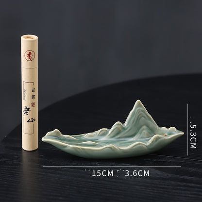 Qingshan Ceramic Antique Line Incense Burner Home Indoor Incense Burner Incense Holder